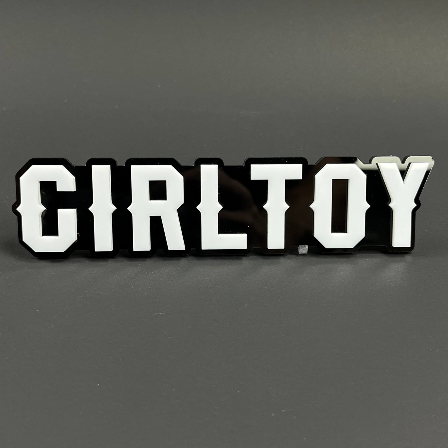 GirlToy 3D Acrylic Badge - Car Truck Emblem Fender Tailgate Trunk Sticker