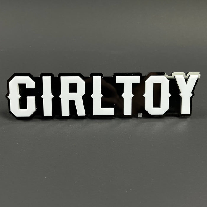 GirlToy 3D Acrylic Badge - Car Truck Emblem Fender Tailgate Trunk Sticker