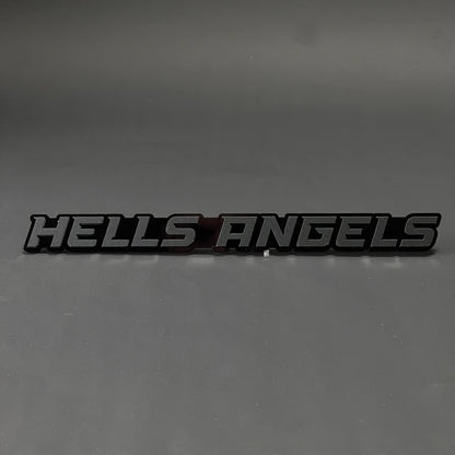 1PC HELLS ANGELS 3D Acrylic Badge - Car Truck Emblem Fender Sticker