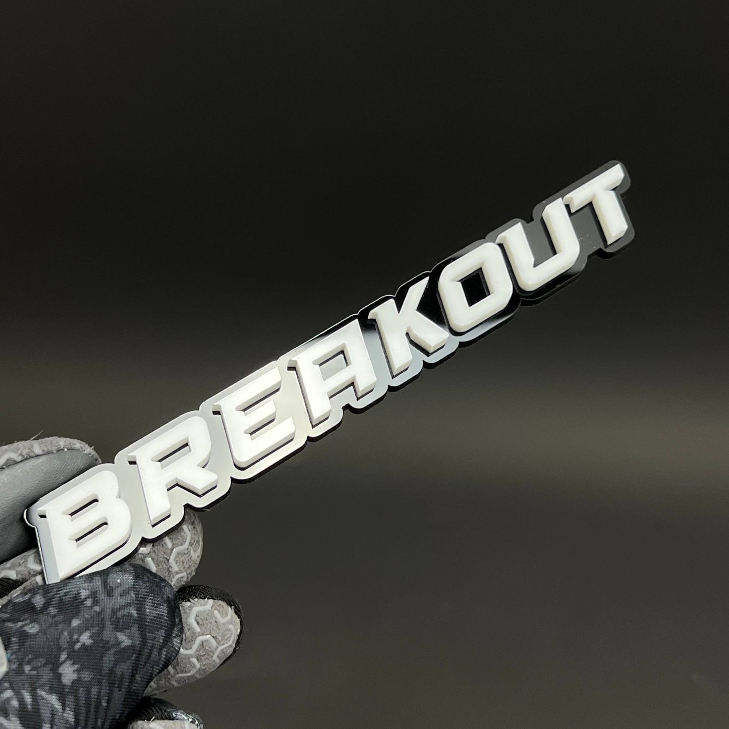 1PC BREAKOUT 3D Acrylic Badge - Car Truck Emblem Fender Tailgate Trunk Sticker