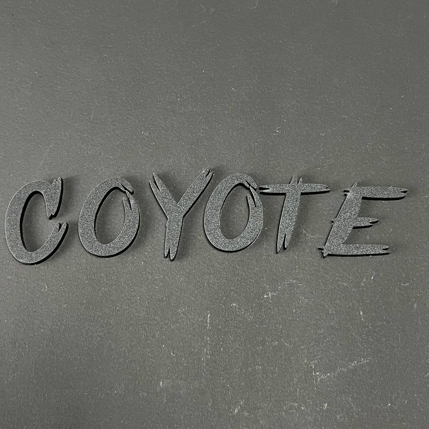 1PC COYOTE 3D Acrylic Badge - Car Truck Emblem Fender Tailgate Trunk Sticker