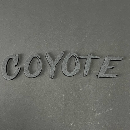 1PC COYOTE 3D Acrylic Badge - Car Truck Emblem Fender Tailgate Trunk Sticker