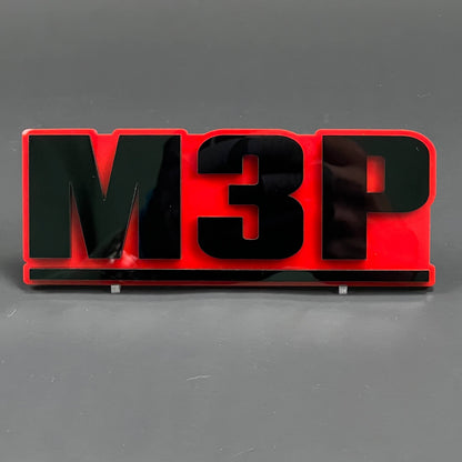 1PC M3P 3D Acrylic Badge - Car Truck Emblem Fender Tailgate Trunk Sticker