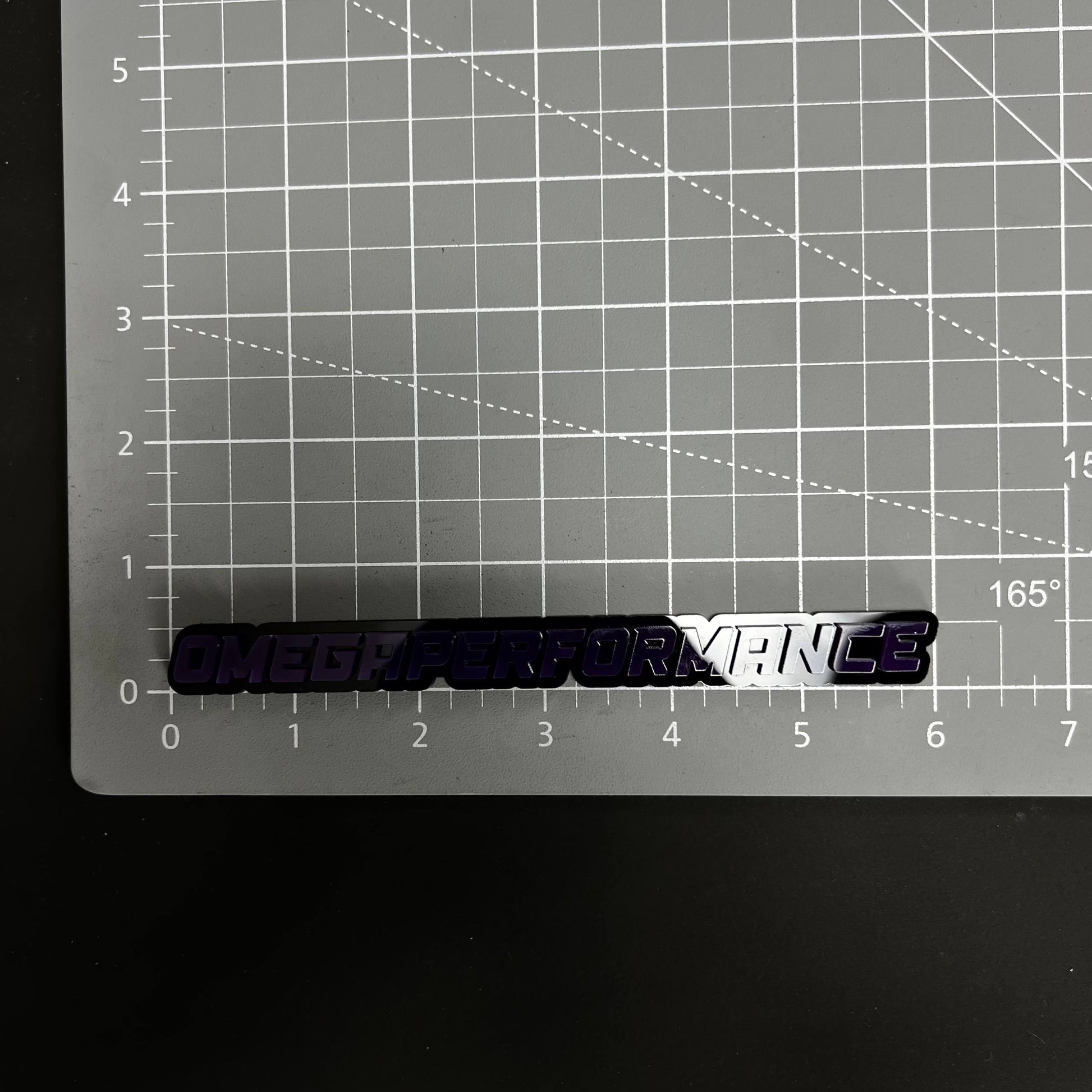 1PC OMEGAPERFORMANCE 3D Acrylic Badge - Car Truck Emblem Fender Sticker