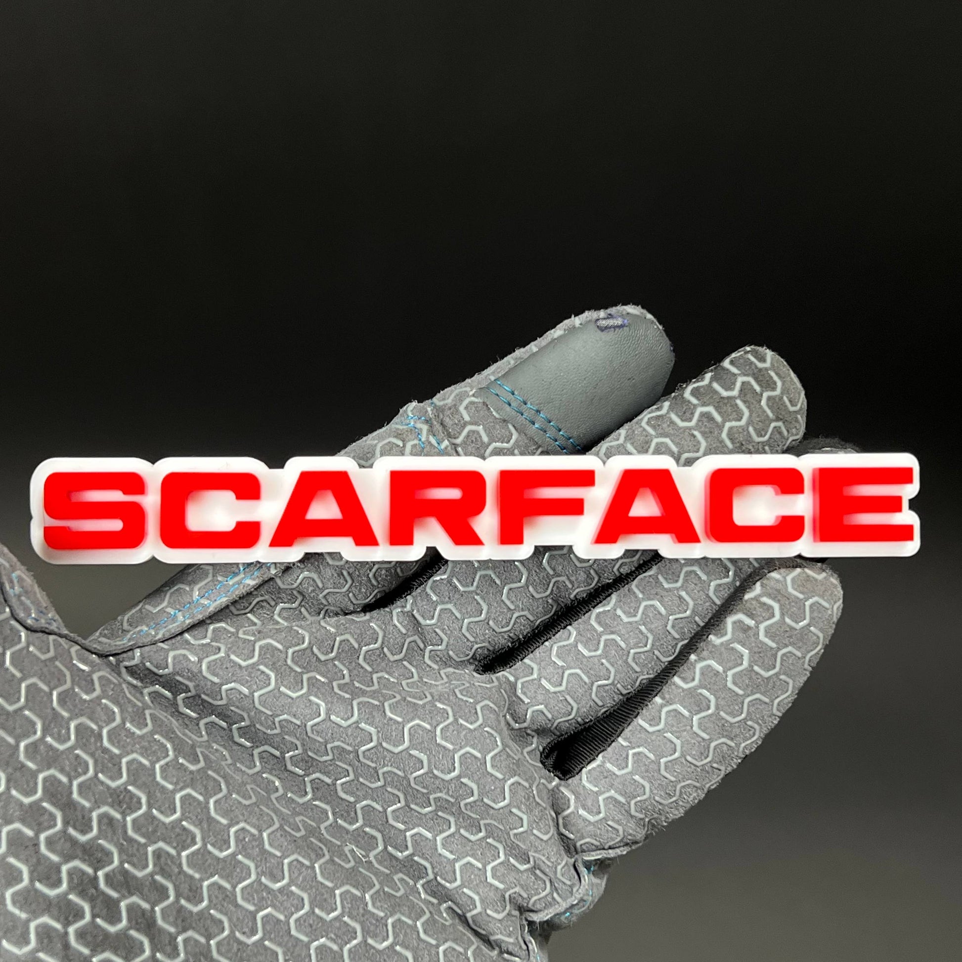 1PC SCARFACE 3D Acrylic Badge - Car Truck Emblem Fender Tailgate Trunk Sticker
