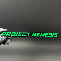1PC PROJECT NEMESIS 3D Acrylic Badge - Car Truck Emblem Fender Sticker