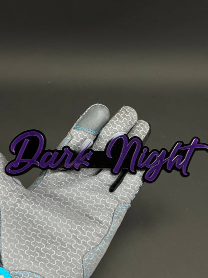 1PC Dark Night 3D Acrylic Badge - Car Truck Emblem Fender Tailgate Trunk Sticker
