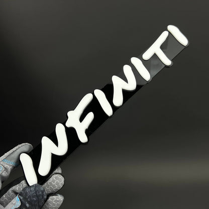 1PC INFINITI 3D Acrylic Badge - Car Truck Emblem Fender Tailgate Trunk Sticker