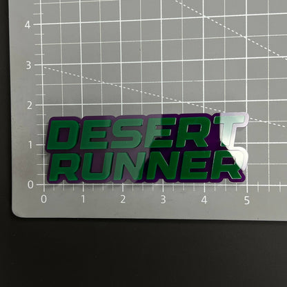 1PC DESERT RUNNER 3D Acrylic Badge - Car Truck Emblem Fender Sticker