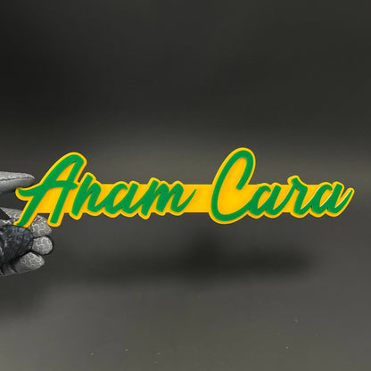 1PC Anam Cara 3D Acrylic Badge - Car Truck Emblem Fender Tailgate Trunk Sticker