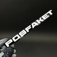 1PC POSFAKET 3D Acrylic Badge - Car Truck Emblem Fender Tailgate Trunk Sticker