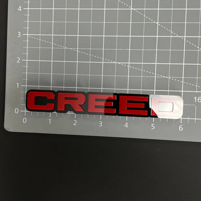 1PC CREED 3D Acrylic Badge - Car Truck Emblem Fender Tailgate Trunk Sticker