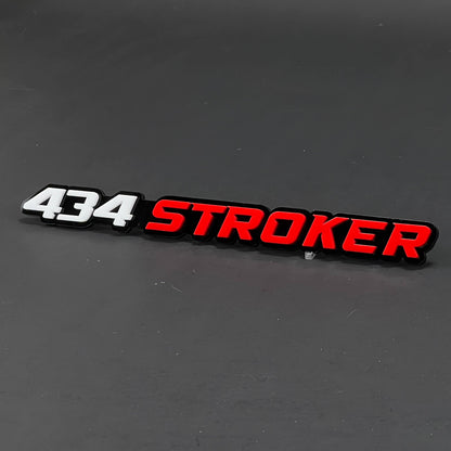 1PC 434 STROKER 3D Acrylic Badge - Car Truck Emblem Fender Sticker