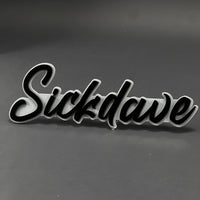 1PC Sickdave 3D Acrylic Badge - Car Truck Emblem Fender Tailgate Trunk Sticker