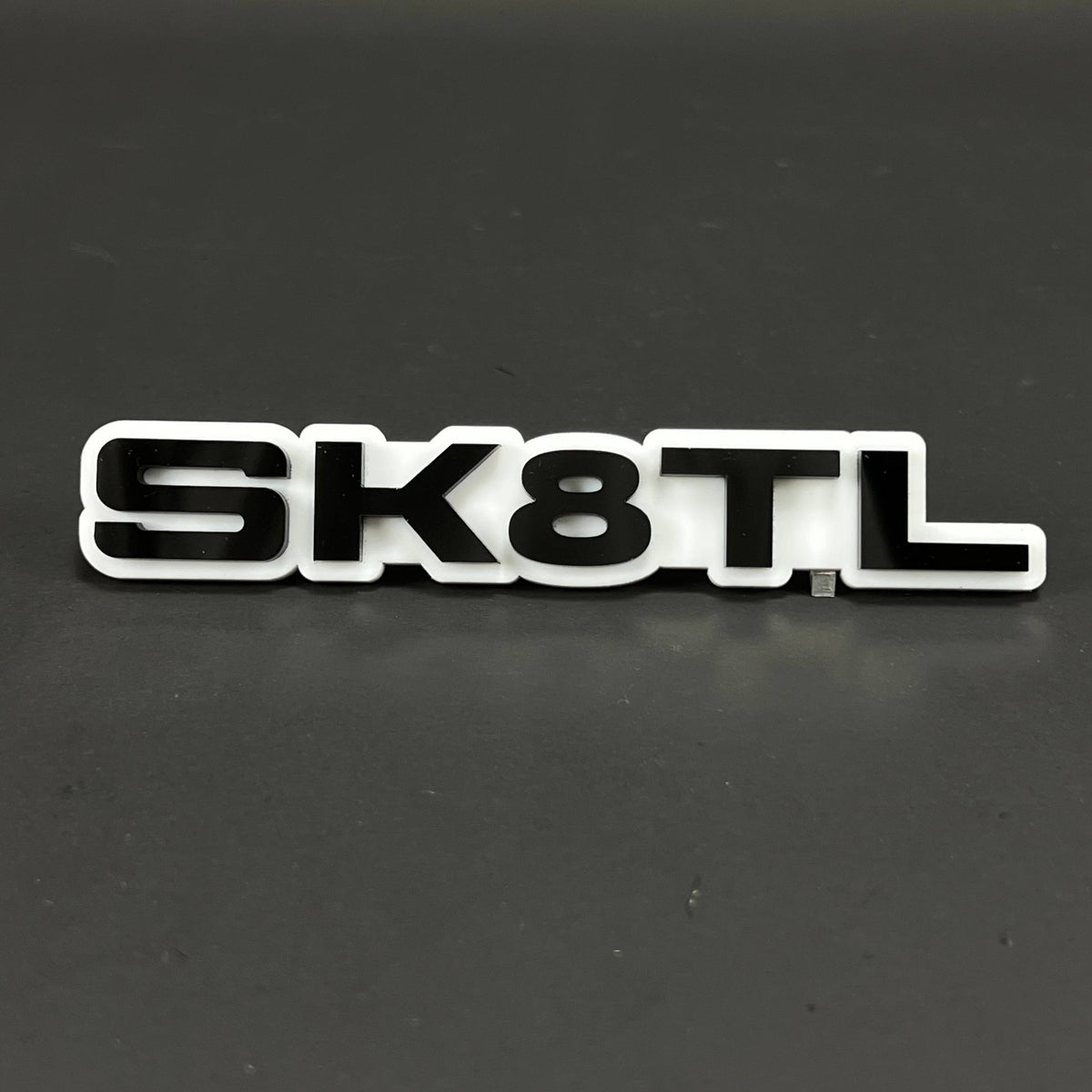 1PC SK8TL 3D Acrylic Badge - Car Truck Emblem Fender Tailgate Trunk Sticker