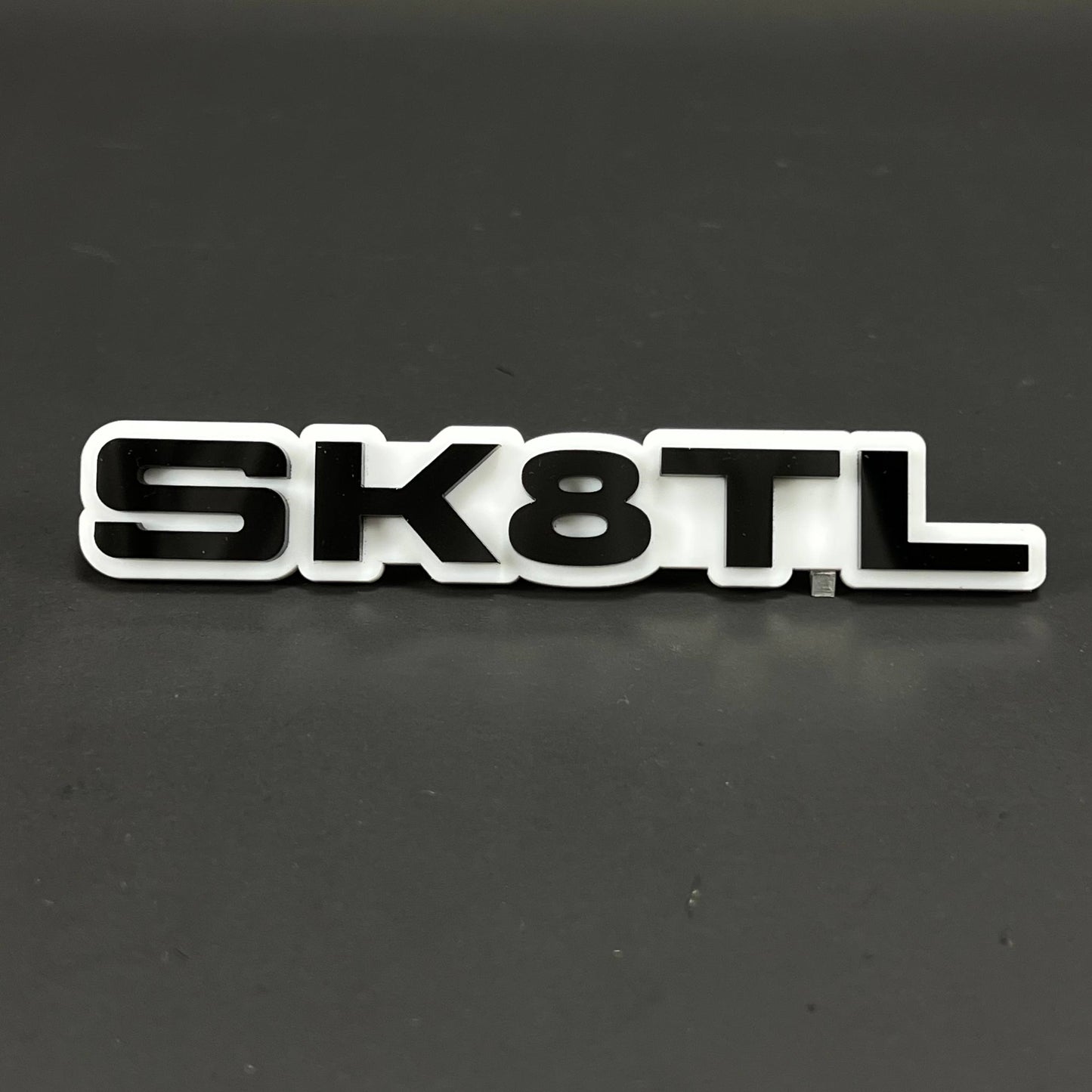 1PC SK8TL 3D Acrylic Badge - Car Truck Emblem Fender Tailgate Trunk Sticker