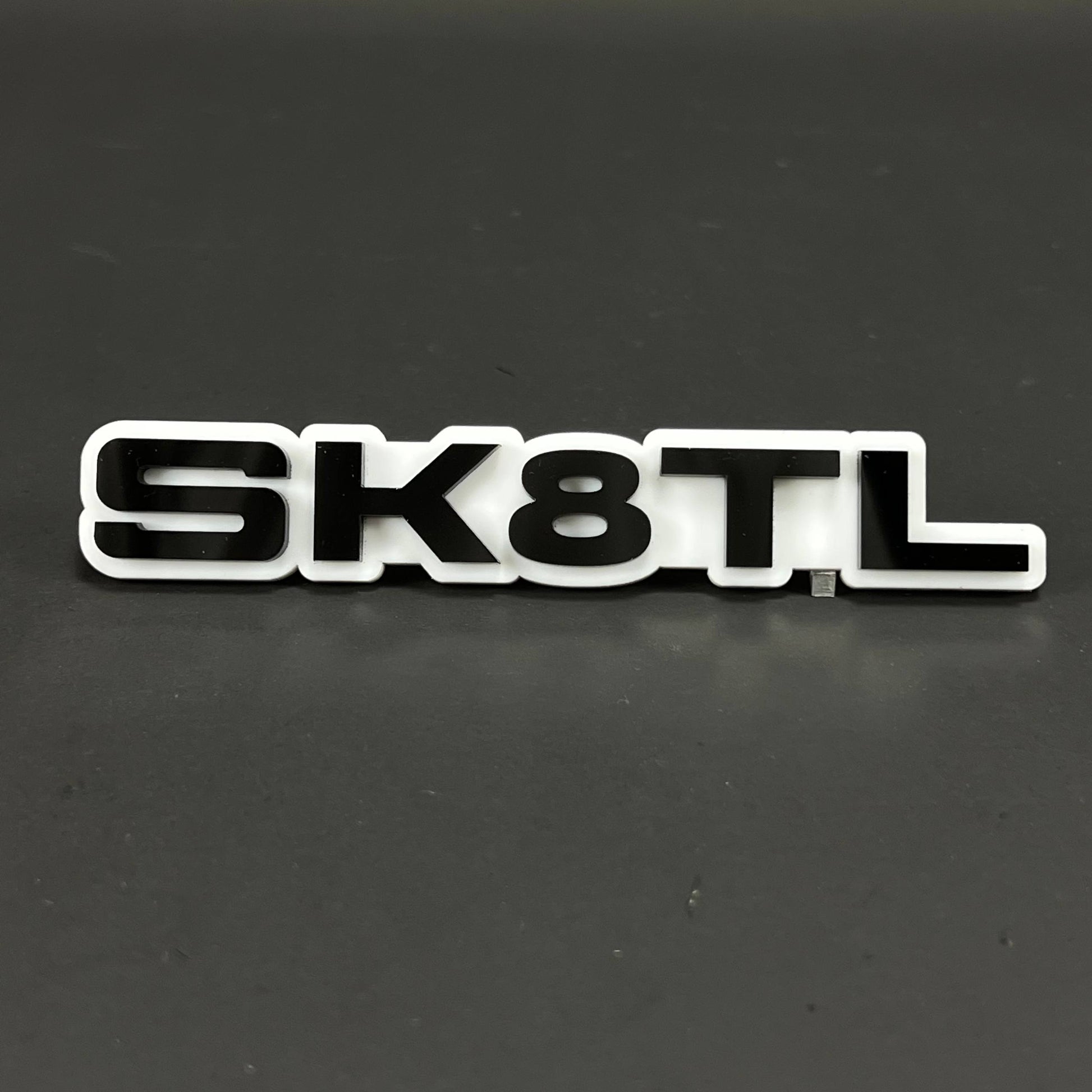 1PC SK8TL 3D Acrylic Badge - Car Truck Emblem Fender Tailgate Trunk Sticker