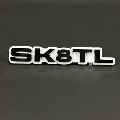 1PC SK8TL 3D Acrylic Badge - Car Truck Emblem Fender Tailgate Trunk Sticker