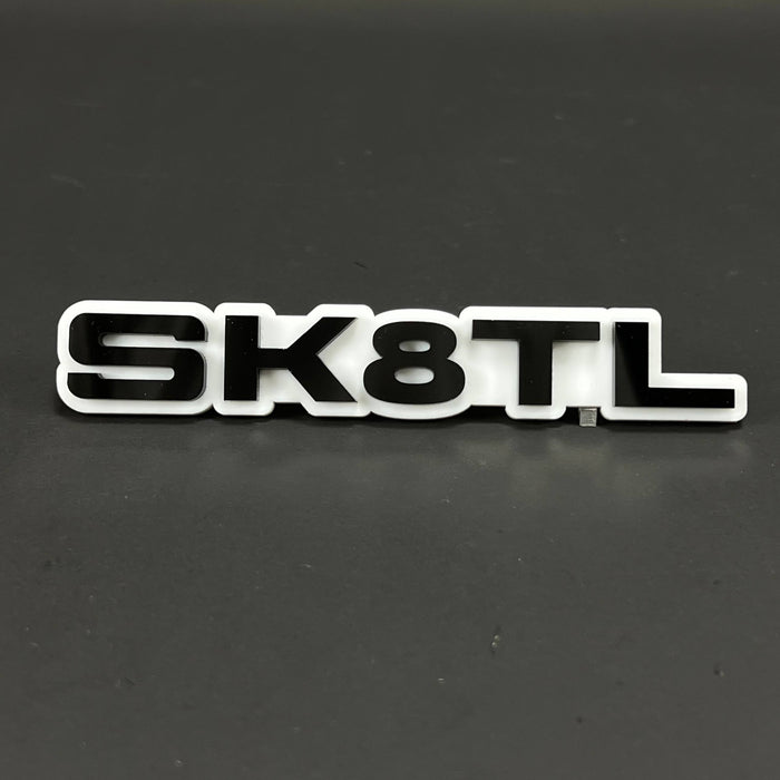 1PC SK8TL 3D Acrylic Badge - Car Truck Emblem Fender Tailgate Trunk Sticker