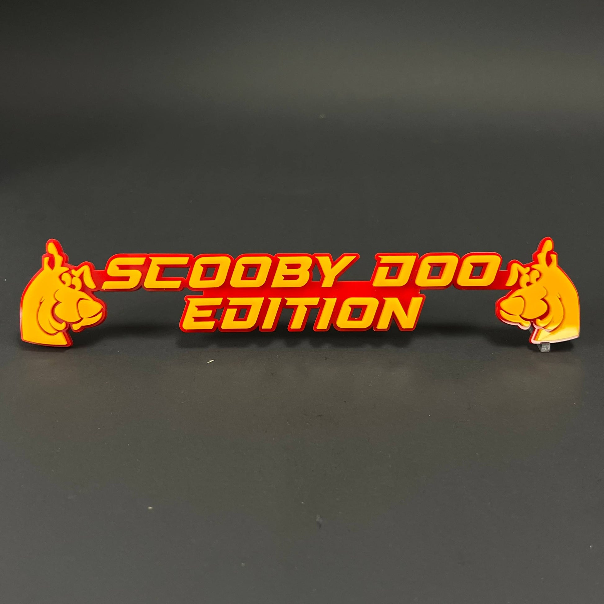 1PC SCOOBY DOO EDITION 3D Acrylic Badge - Car Truck Emblem Fender Sticker