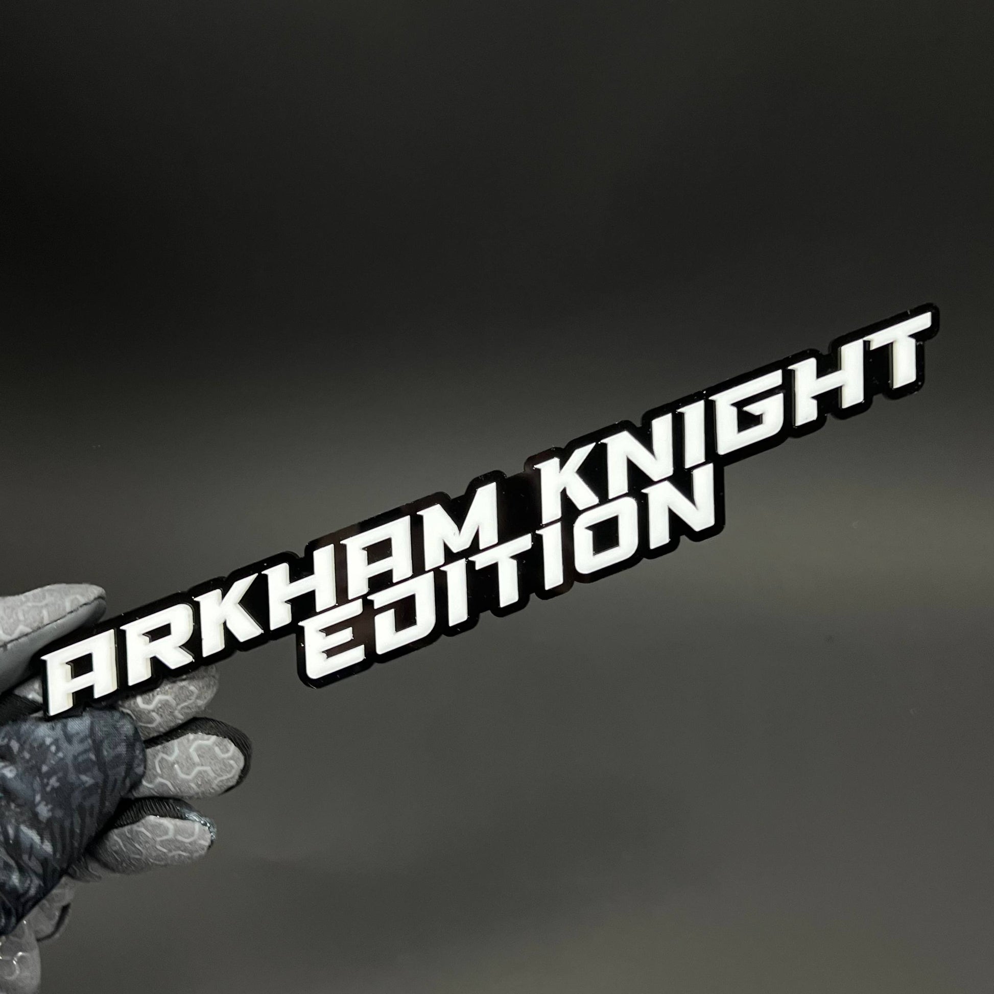 1PC ARKHAM KNIGHT EDITION 3D Acrylic Badge - Car Truck Emblem Fender Sticker