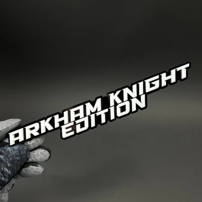 1PC ARKHAM KNIGHT EDITION 3D Acrylic Badge - Car Truck Emblem Fender Sticker
