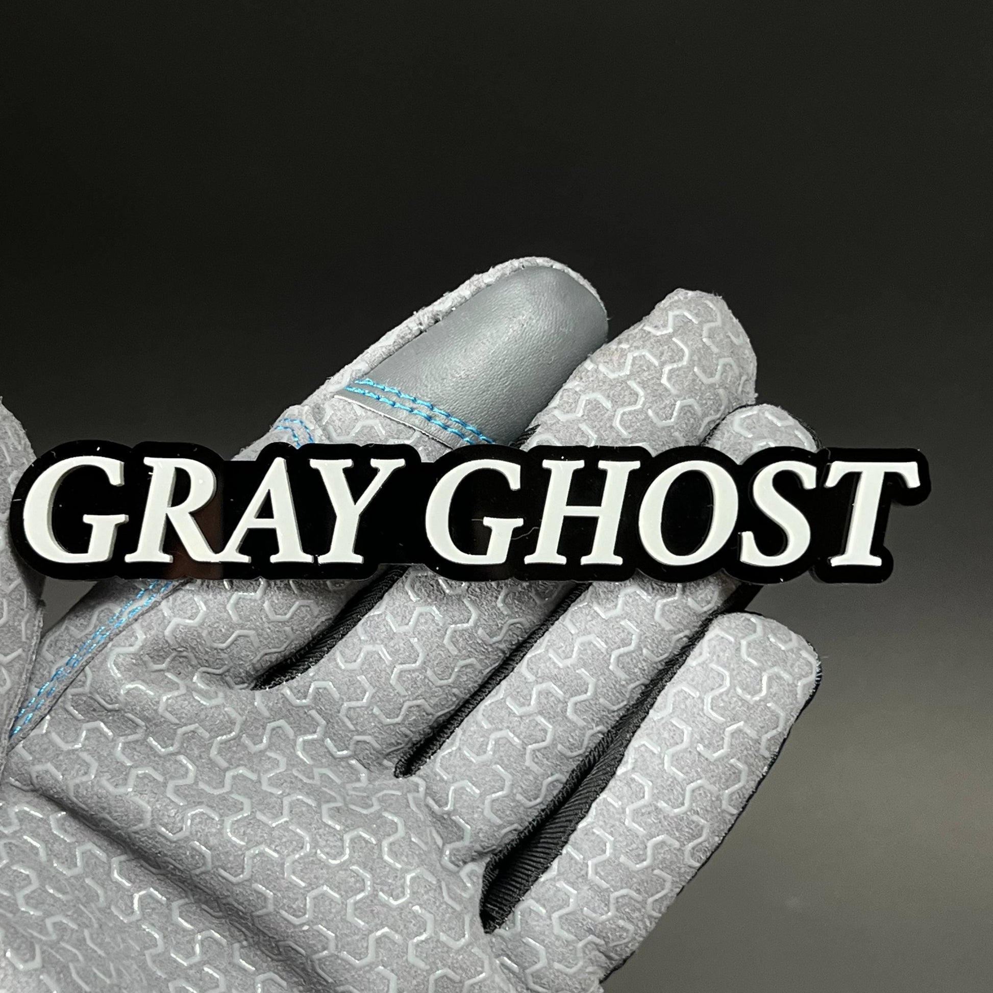 1PC GRAY GHOST 3D Acrylic Badge - Car Truck Emblem Fender Tailgate Trunk Sticker