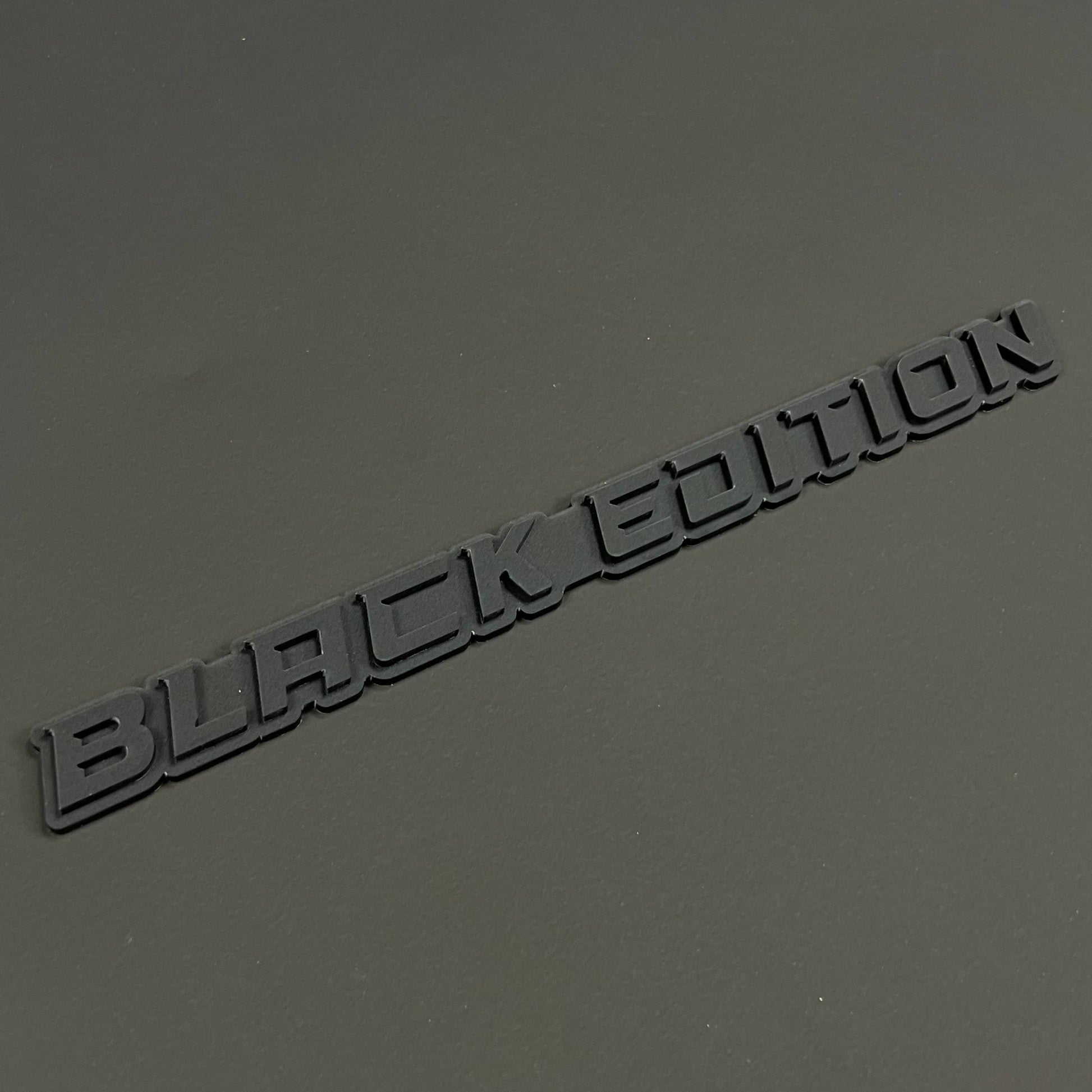 Black Edition 3D Acrylic Badge - Car Truck Emblem Fender Tailgate Trunk Sticker
