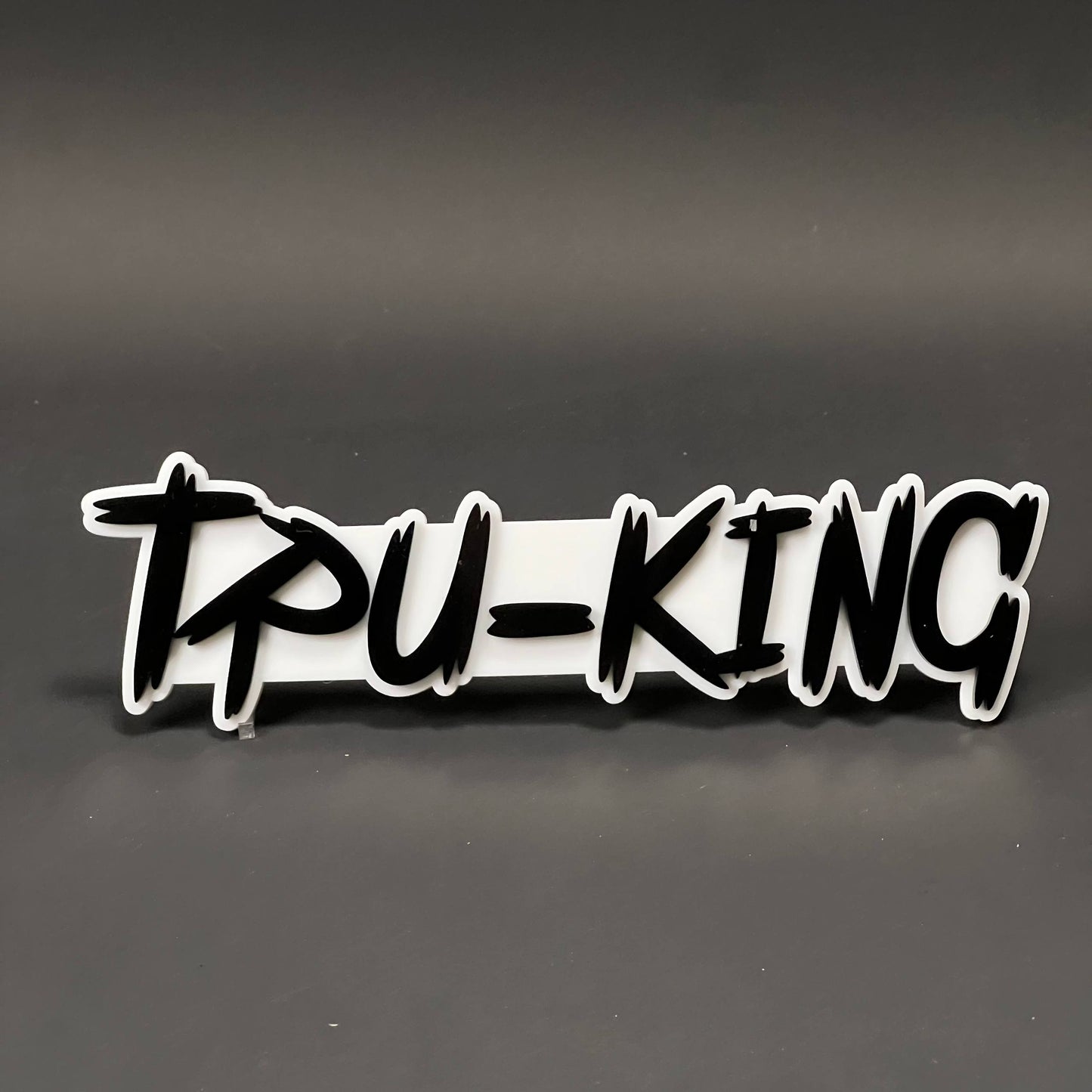 1PC TPU-KING 3D Acrylic Badge - Car Truck Emblem Fender Tailgate Trunk Sticker