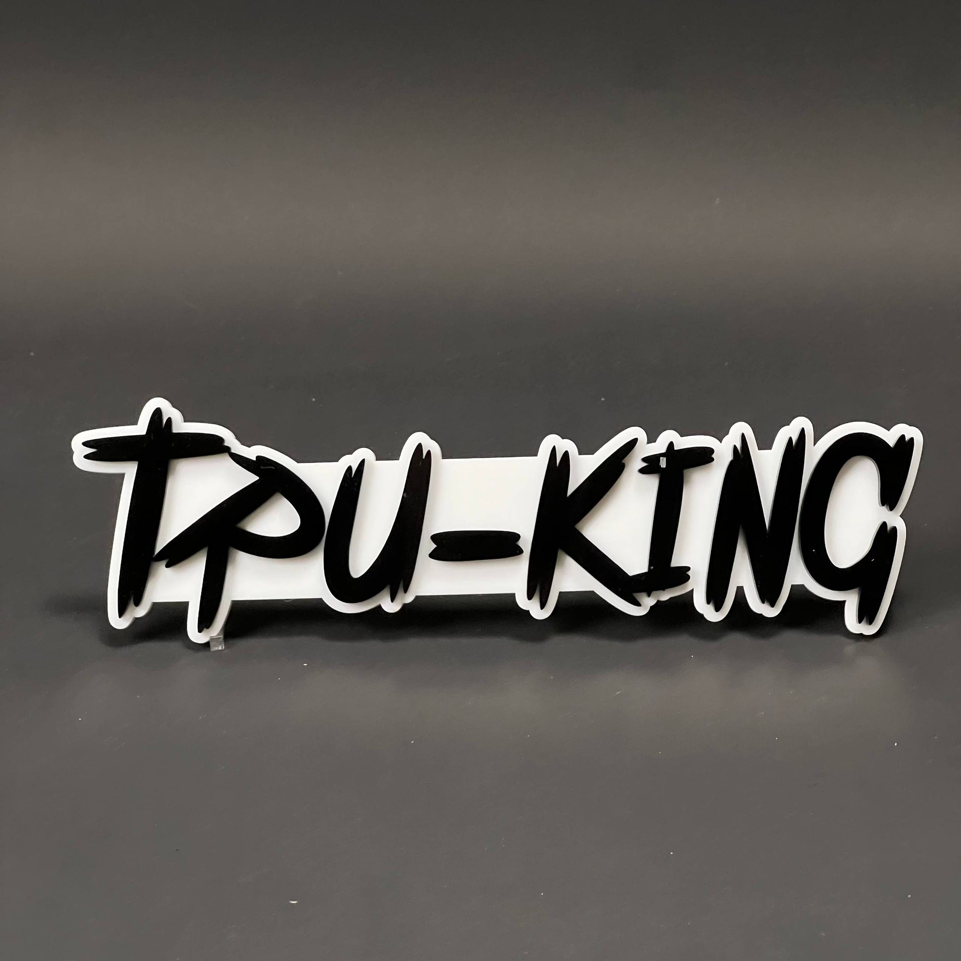 1PC TPU-KING 3D Acrylic Badge - Car Truck Emblem Fender Tailgate Trunk Sticker