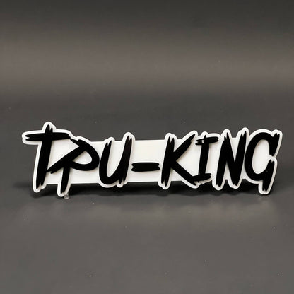 1PC TPU-KING 3D Acrylic Badge - Car Truck Emblem Fender Tailgate Trunk Sticker