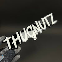 1PC THUGNUTZ 3D Acrylic Badge - Car Truck Emblem Fender Tailgate Trunk Sticker