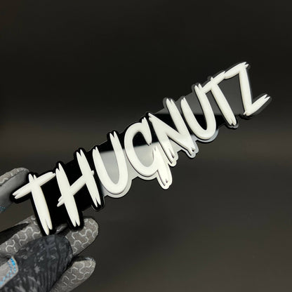 1PC THUGNUTZ 3D Acrylic Badge - Car Truck Emblem Fender Tailgate Trunk Sticker