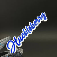 1PC Huckleberry 3D Acrylic Badge - Car Truck Emblem Fender Sticker