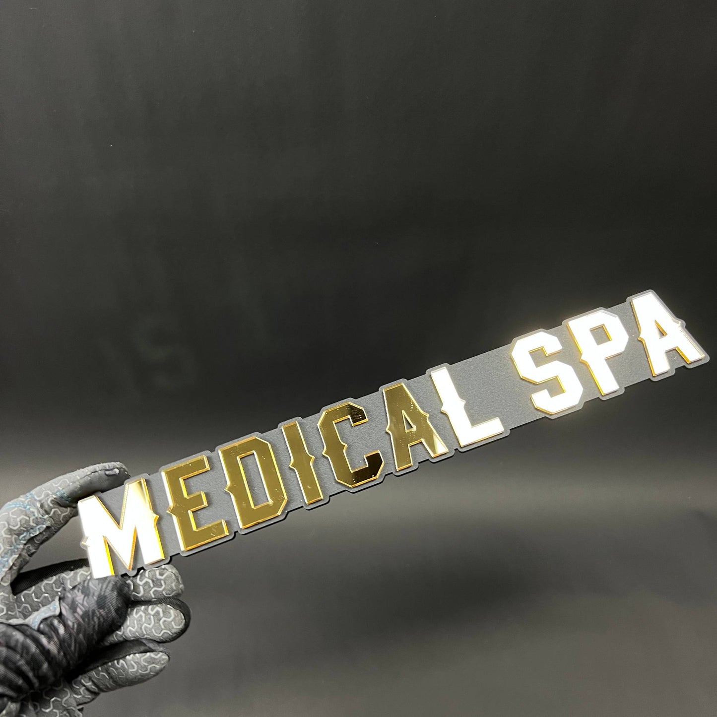 1PC MEDICAL SPA 3D Acrylic Badge - Car Truck Emblem Fender Sticker