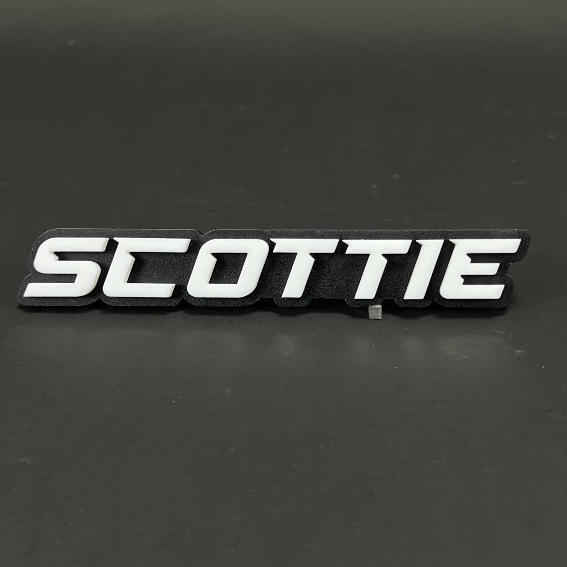 1PC SCOTTIE 3D Acrylic Badge - Car Truck Emblem Fender Tailgate Trunk Sticker