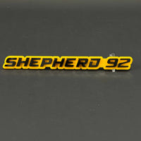1PC SHEPHERD 92 3D Acrylic Badge - Car Truck Emblem Fender Sticker