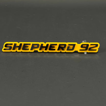 1PC SHEPHERD 92 3D Acrylic Badge - Car Truck Emblem Fender Sticker