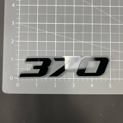 1PC 370 3D Acrylic Badge - Car Truck Emblem Fender Tailgate Trunk Sticker