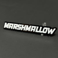 1PC MARSHMALLOW 3D Acrylic Badge - Car Truck Emblem Fender Sticker