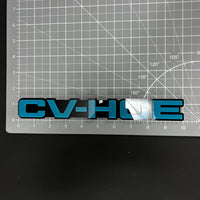 1PC CV-HOE 3D Acrylic Badge - Car Truck Emblem Fender Tailgate Trunk Sticker