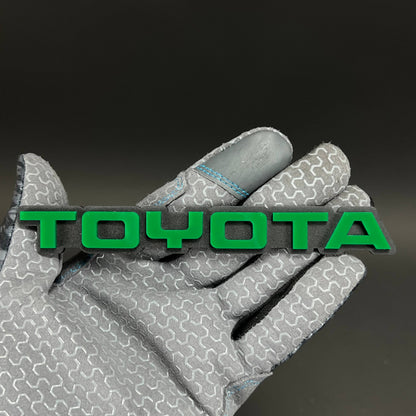 1PC TOYOTA 3D Acrylic Badge - Car Truck Emblem Fender Tailgate Trunk Sticker