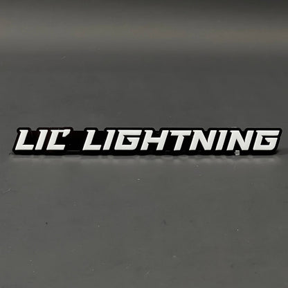 1PC LIL LIGHTNING 3D Acrylic Badge - Car Truck Emblem Fender Sticker