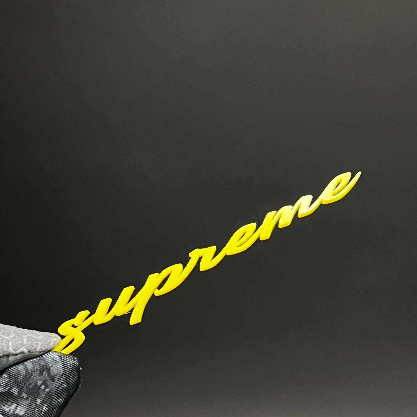 1PC supreme 3D Acrylic Badge - Car Truck Emblem Fender Tailgate Trunk Sticker