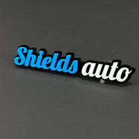 1PC Shields auto 3D Acrylic Badge - Car Truck Emblem Fender Sticker