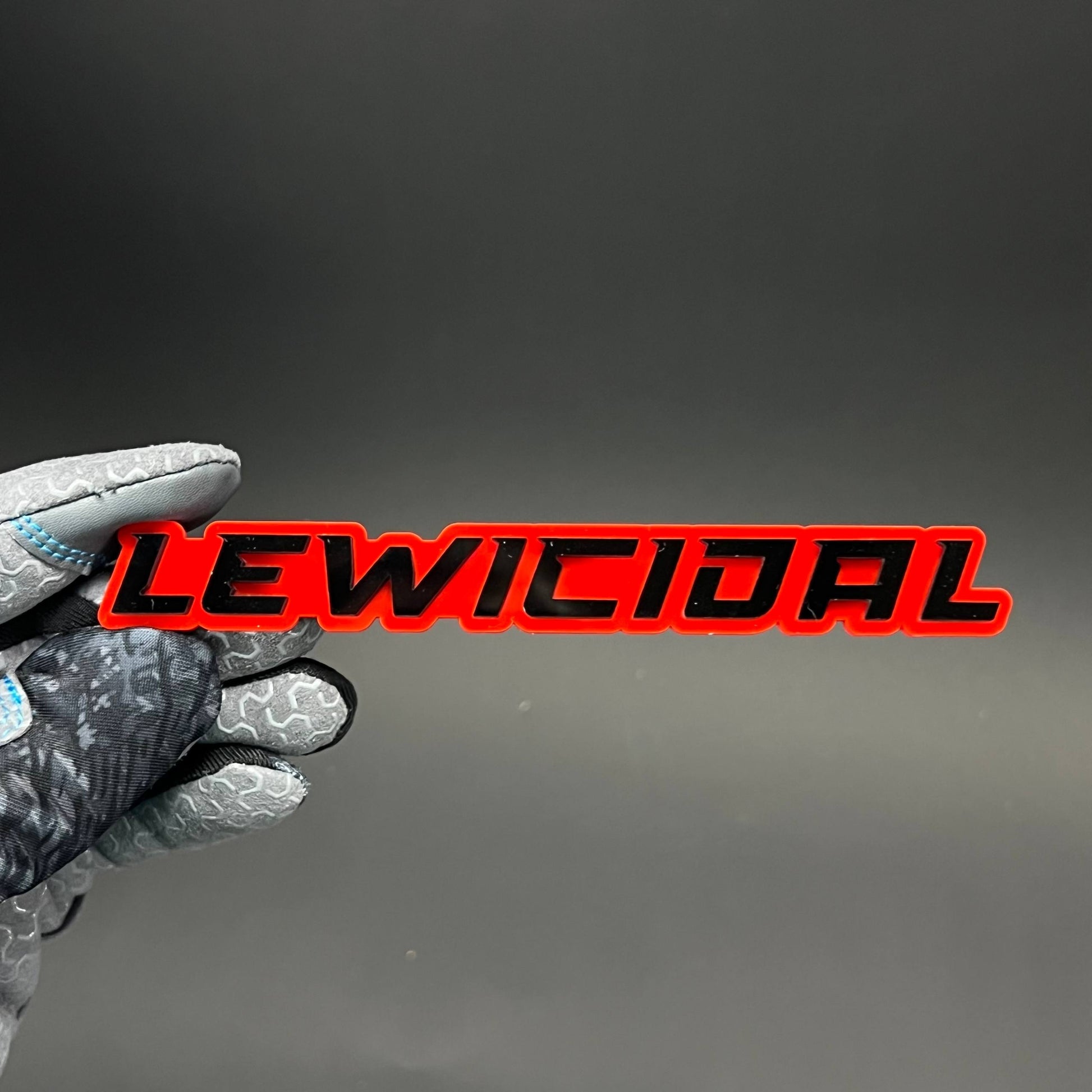 1PC LEWICIDAL 3D Acrylic Badge - Car Truck Emblem Fender Tailgate Trunk Sticker