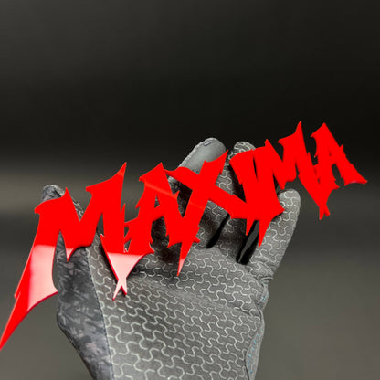 1PC MAXIMA 3D Acrylic Badge - Car Truck Emblem Fender Tailgate Trunk Sticker