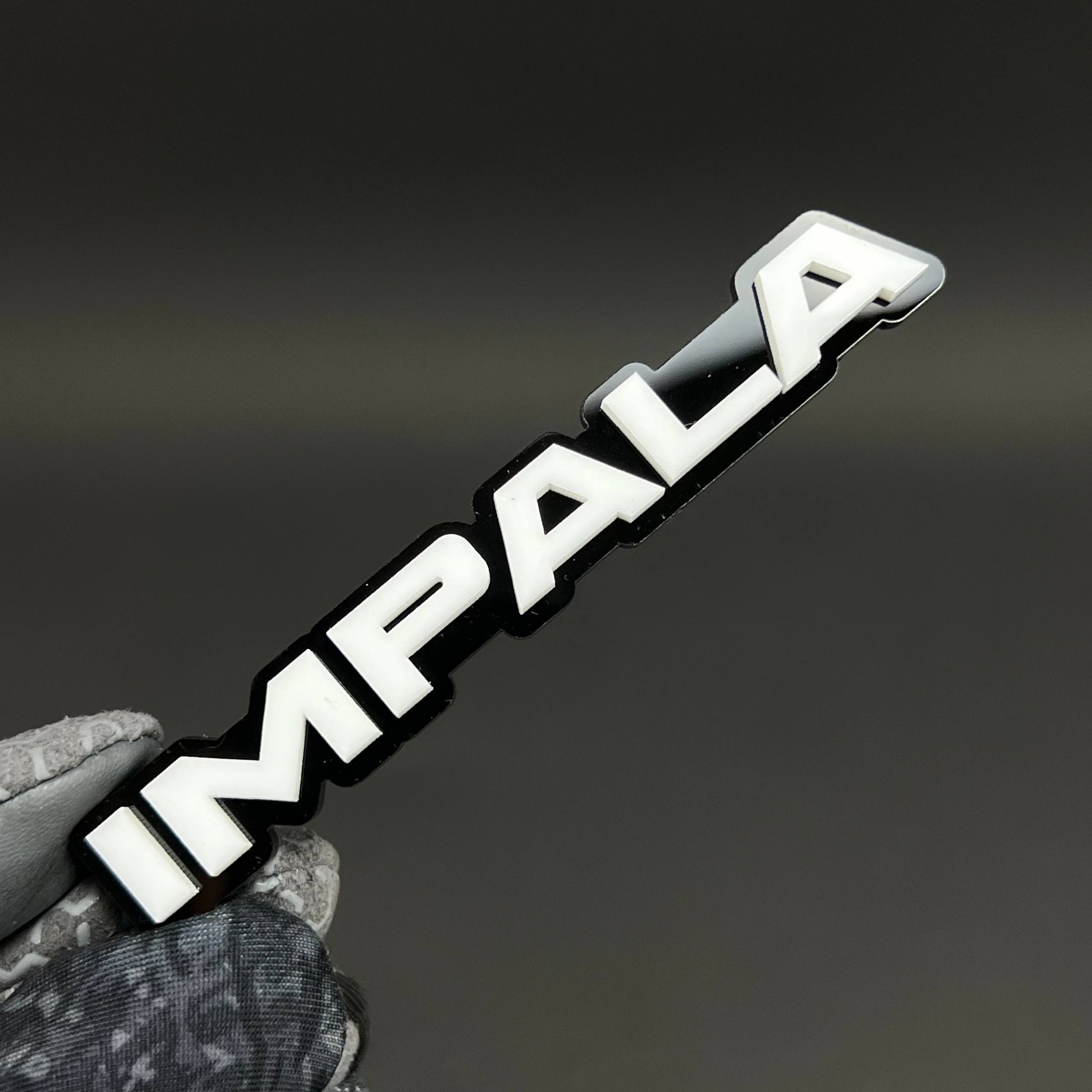 1PC IMPALA 3D Acrylic Badge - Car Truck Emblem Fender Tailgate Trunk Sticker