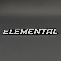 1PC ELEMENTAL 3D Acrylic Badge - Car Truck Emblem Fender Tailgate Trunk Sticker