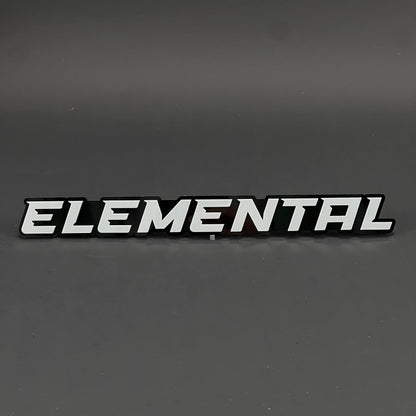 1PC ELEMENTAL 3D Acrylic Badge - Car Truck Emblem Fender Tailgate Trunk Sticker